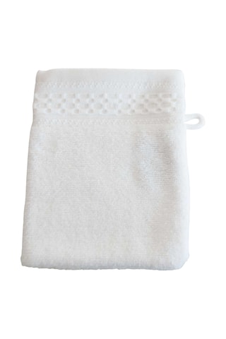 Gant de toilette Uni - Blanc