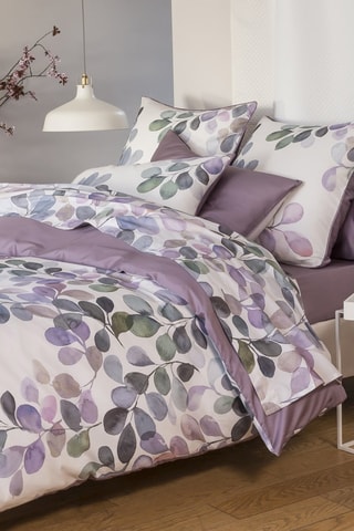 Housse de couette en satin de coton 120 fils/cm² Eclose - Blanc