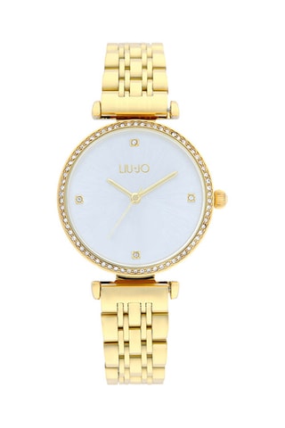 Stalen Quartz Horloge - Goudkleurig