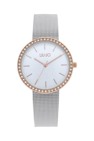 Stalen Quartz Horloge - Zilverkleurig