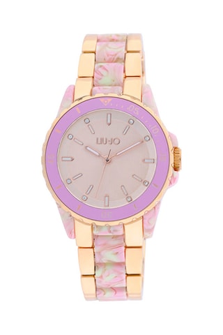 Hars Quartz Horloge - Roségoudkleurig en Roze