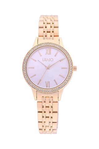 Stalen Quartz Horloge - Roségoudkleurig