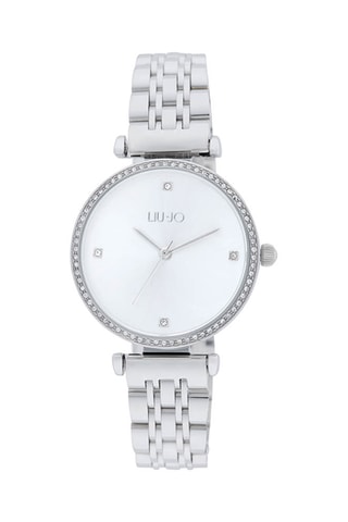 Stalen Quartz Horloge - Zilverkleurig