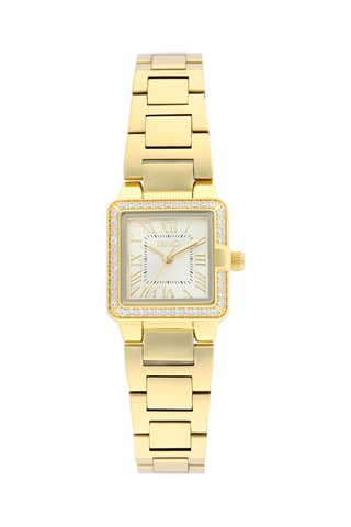 Stalen Quartz Horloge - Goudkleurig