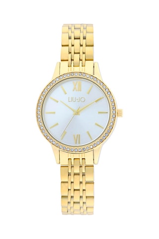 Stalen Quartz Horloge - Goudkleurig