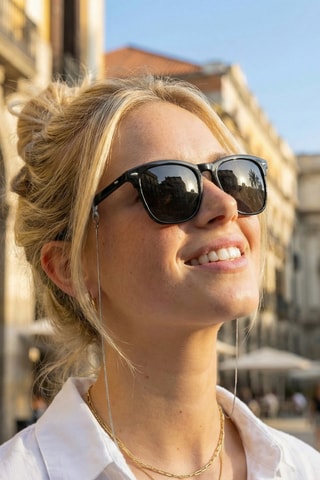 Zonnebril voor Dames - Categorie 3 - Zwart