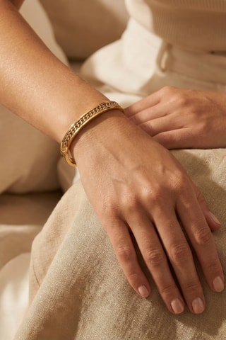 Open Armband - Doublé Geelgoud