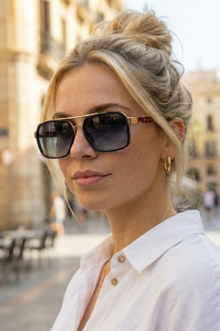 Zonnebril voor Dames - Categorie 2 - Zwart