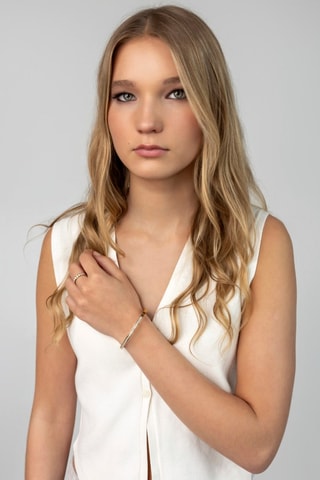 Open Armband - Doublé Geelgoud
