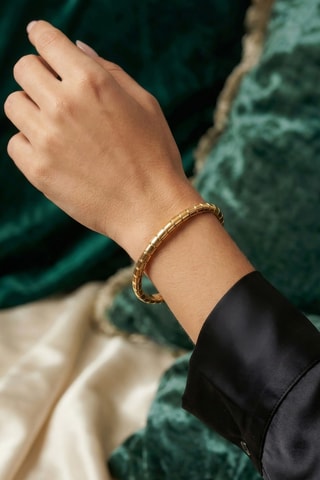 Open Armband - Doublé Geelgoud