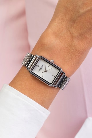 Stalen Quartz Horloge - Zilverkleurig - Frederic Graff