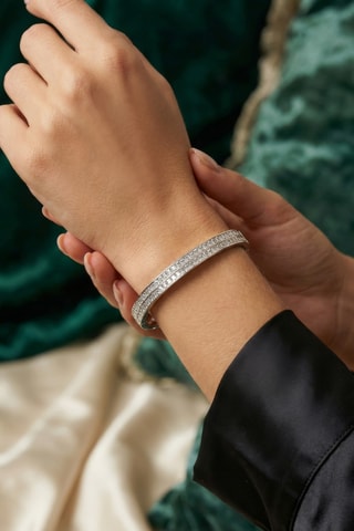 Open Armband - Zilverkleurig