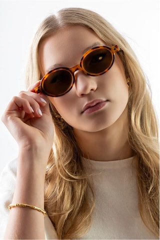Zonnebril Dames - Bruin en zwart