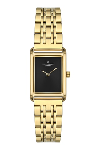 Stalen Quartz Horloge - Goudkleurig en Zwart - Frederic Graff