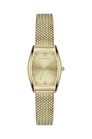 Stalen Quartz Horloge - Goudkleurig