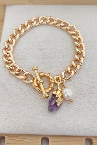 Pulsera de eslabones - Amatista