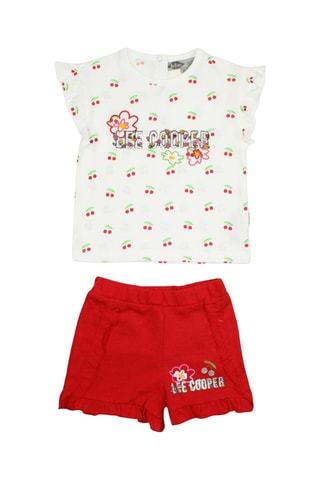 Camiseta y short - Rojo