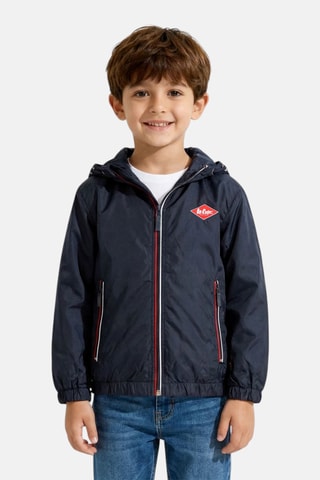 Chaqueta con capucha - Azul