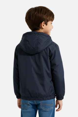 Chaqueta con capucha - Azul