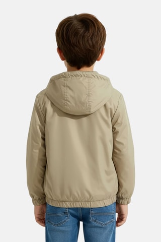Chaqueta con capucha - Beige