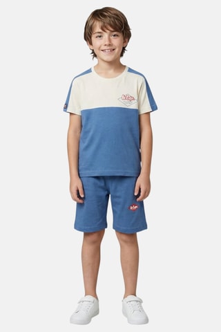 Camiseta y short - Azul