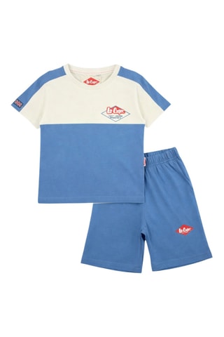 Camiseta y short - Azul