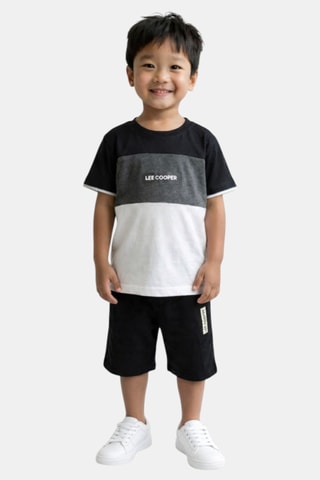 Camiseta y short - Negro