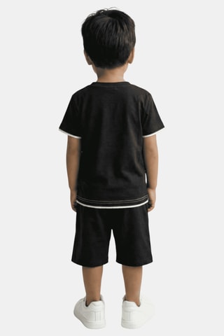 Camiseta y short - Negro