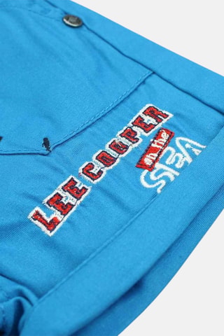 Camiseta y short - Blanco y azul