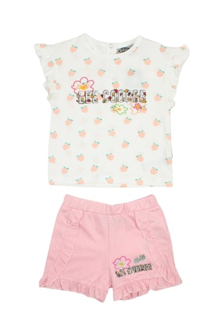 Camiseta y short - Rosa