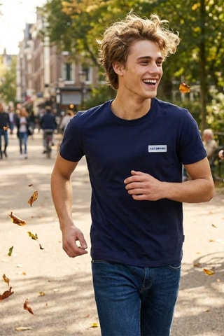 Camiseta - Azul marino