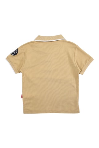 Polo  - Beige y caqui