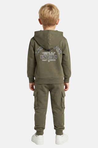 Sudadera con capucha y pantalón de chándal - Caqui