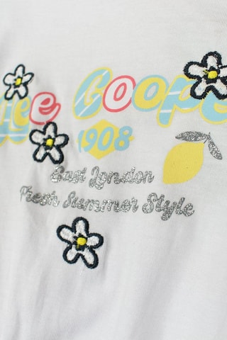 Camiseta y short - Blanco, azul y amarillo