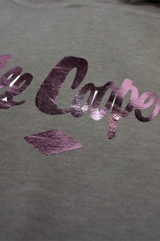 Sudadera con capucha - Gris y rosa