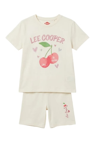 Camiseta y short - Beige