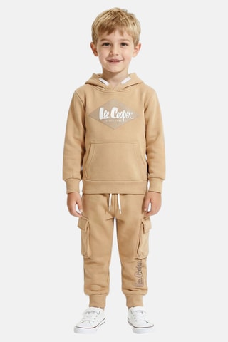 Sudadera con capucha y pantalón de chándal - Beige
