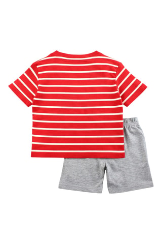 Camiseta y short - Rojo