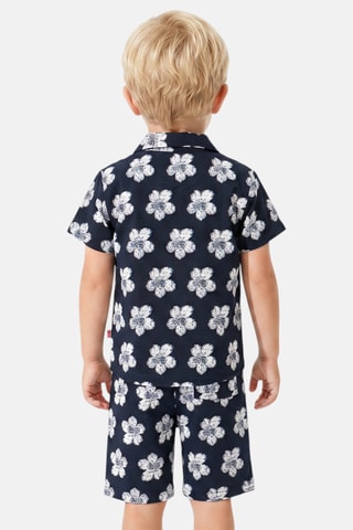 Camisa y bermudas - Negro