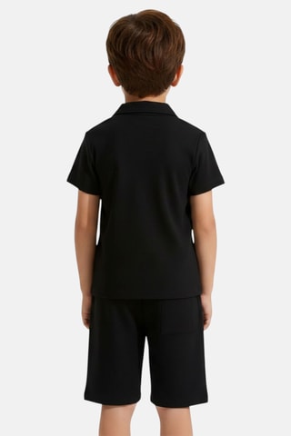 Camisa y bermudas - Negro