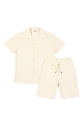 Camisa y bermudas - Blanco