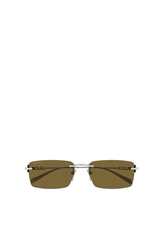 Zonnebril Heren Categorie 3 - Gucci - Zilverkleurig