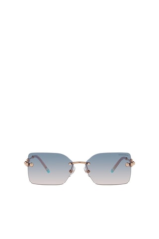 Zonnebril Uniseks Categorie 3 - Tiffany & Co. - Goudkleurig