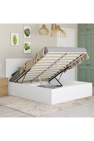 Letto contenitore con rete Sicilia - Area materasso 160 x 200 cm