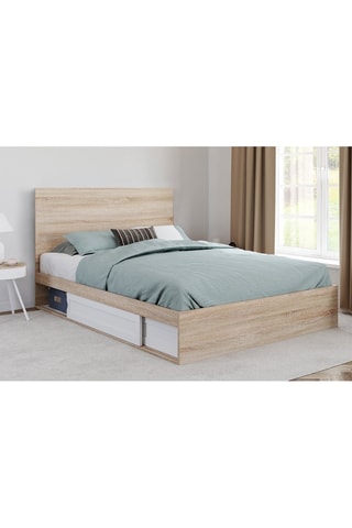 Letto in legno Orem - Area materasso 140 x 190 cm