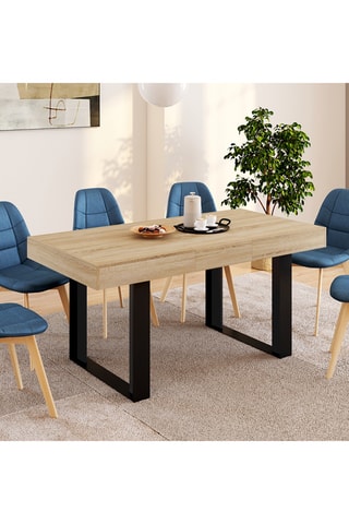 Mesa extensible Brixton - 160 x 75 x 80 cm