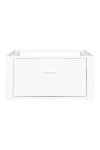 Base para lavadora blanca de 1 cajón - 63 x 54 x 31,5 cm