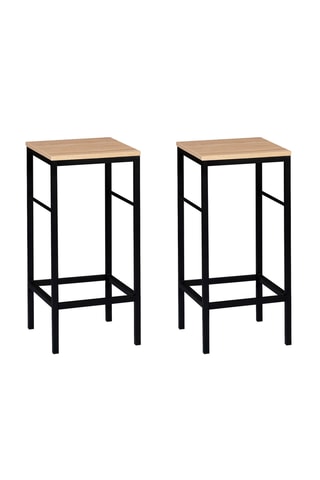 2 taburetes Memphis - 32 x 67 x 32 cm