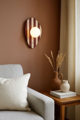 Aplique mural de travertino - Beige