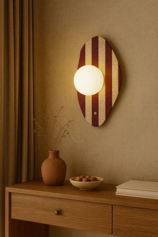 Aplique mural de travertino - Beige